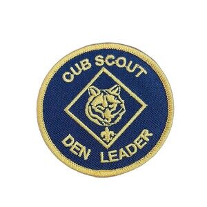 Cub Scout Den Leader Patch - Blue and Gold